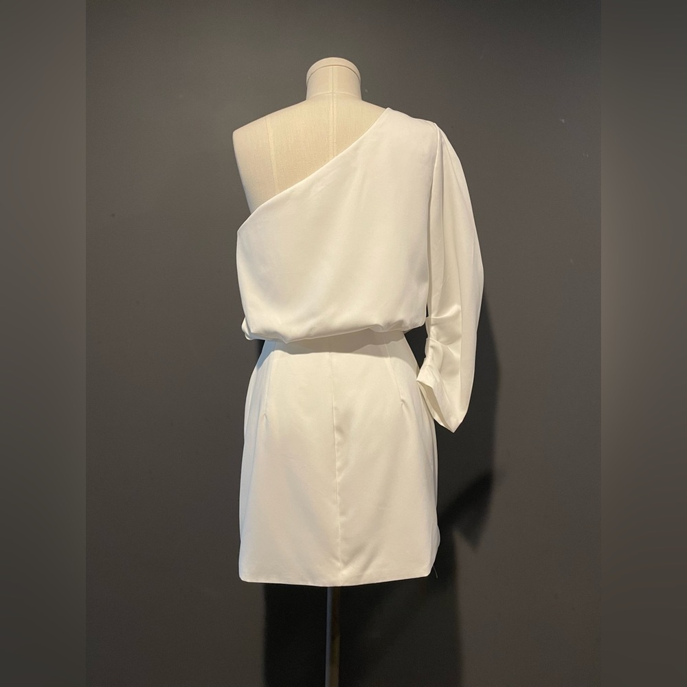 One Shoulder Ruffle Dress - Picture 3 of 4